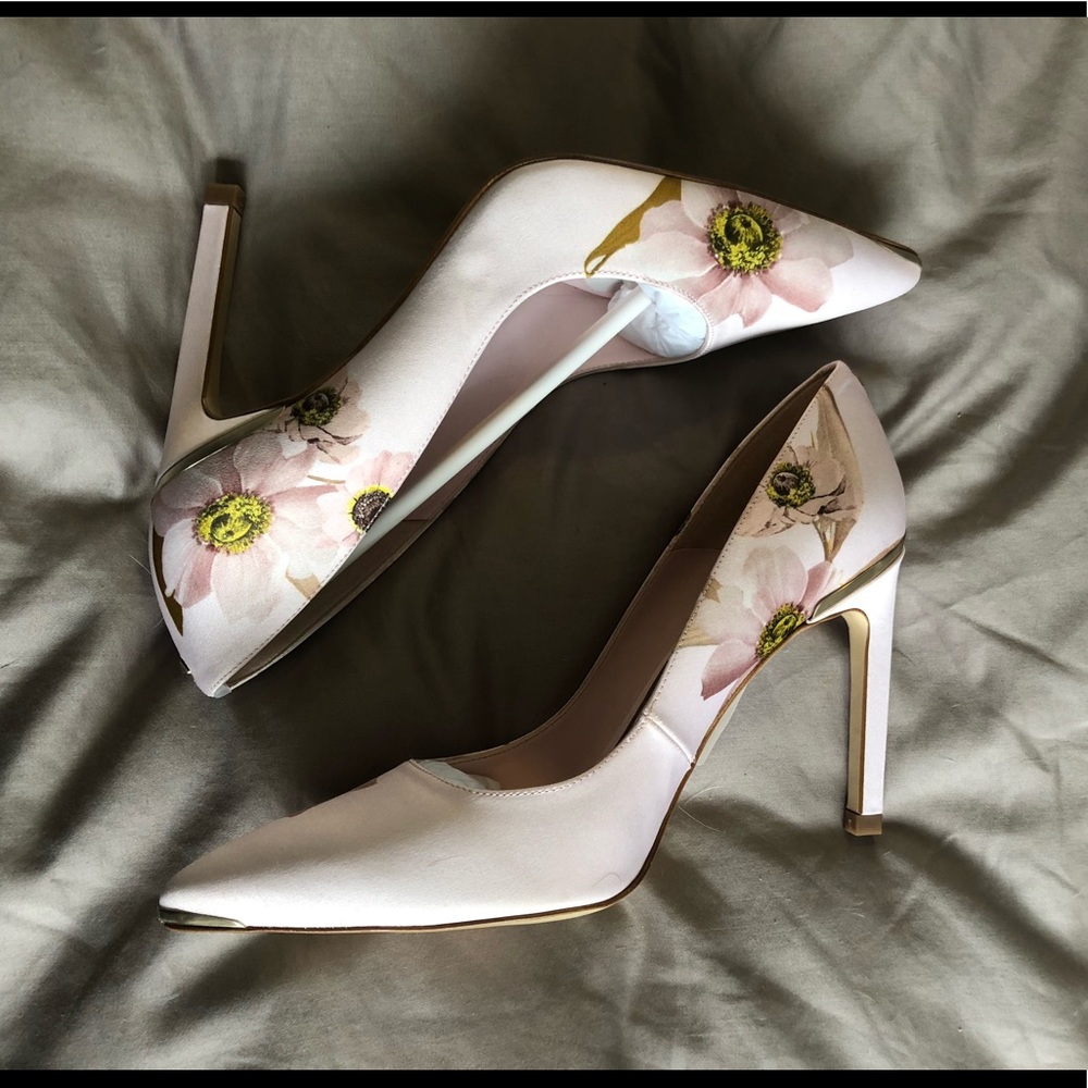 Ted Baker Daisy Silk Heels